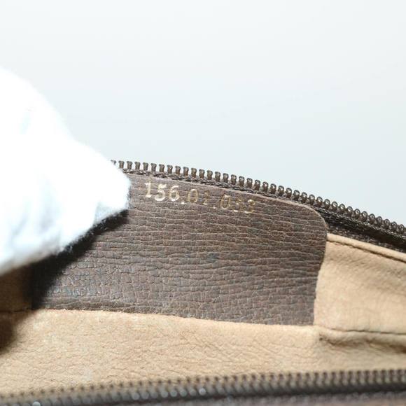 GUCCI GG Canvas Clutch Bag PVC Leather Beige 156.01.053 Auth yk8651 - Picture 12 of 16